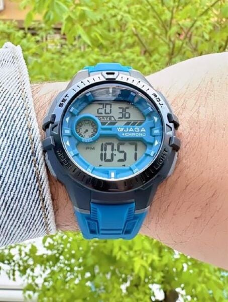 Jaga JL EM1171-0ECA 640041 Alarm Kronometre Aydınlatmalı Dijital Genç Kol Saati