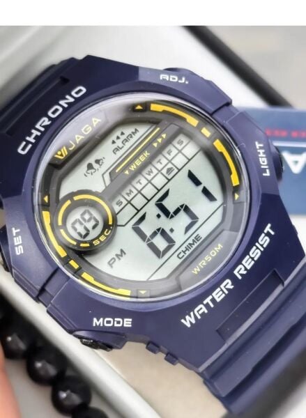 Jaga JL EM1250-0EEX 640041 Alarm Kronometre Aydınlatmalı Dijital Genç Kol Saati