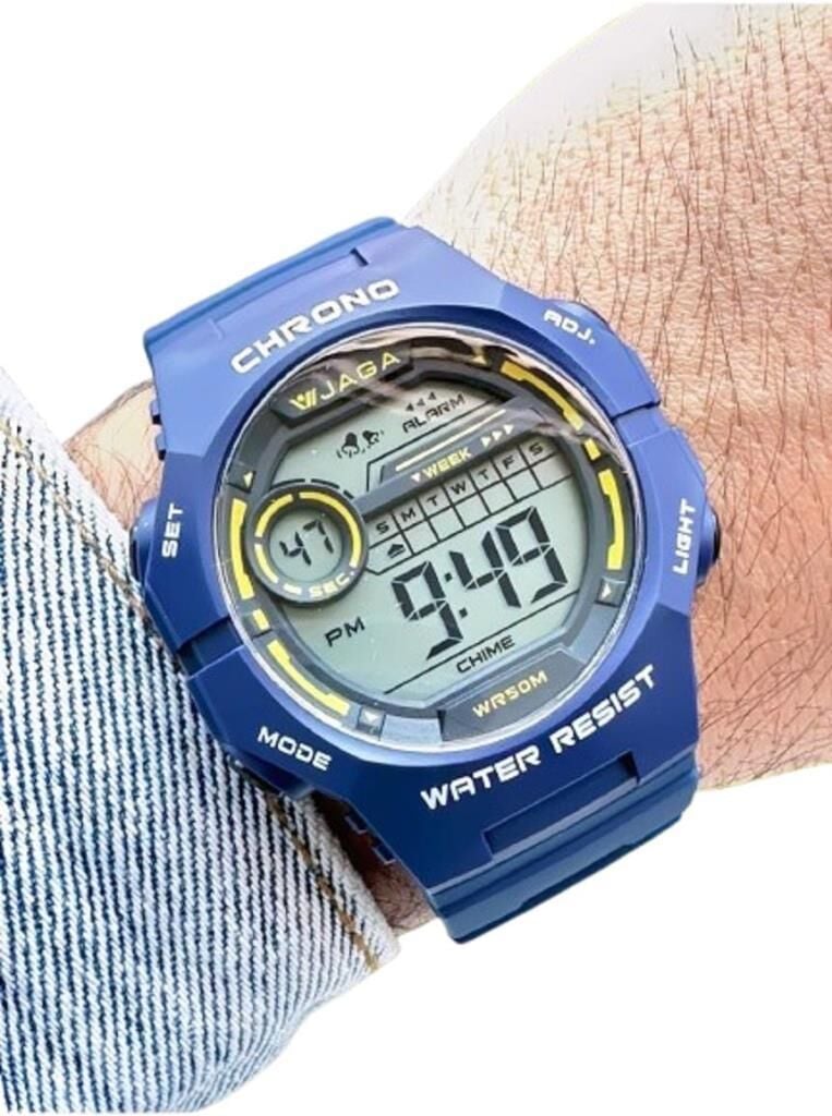 Jaga JL EM1250-0EEX 640041 Alarm Kronometre Aydınlatmalı Dijital Genç Kol Saati