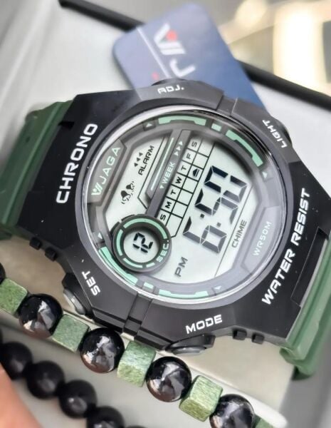 Jaga JL EM1250-0FAX 640041 Alarm Kronometre Aydınlatmalı Dijital Genç Kol Saati