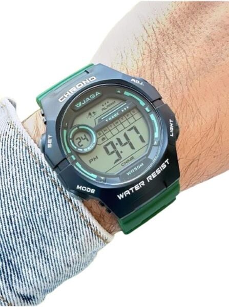 Jaga JL EM1250-0FAX 640041 Alarm Kronometre Aydınlatmalı Dijital Genç Kol Saati