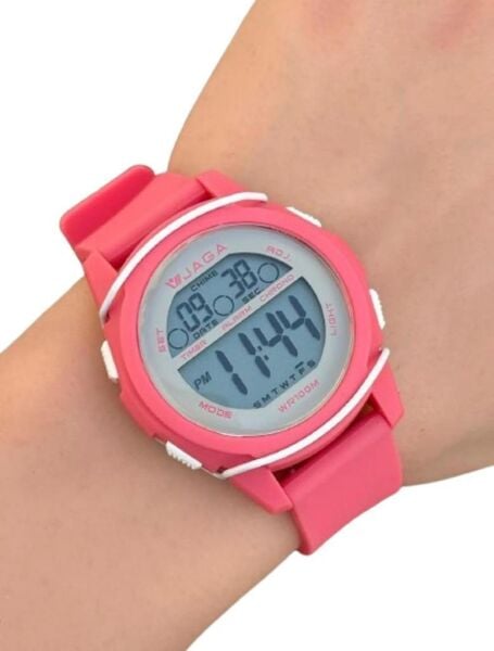 Jaga JL M1187A-4GGG 640041 7-12 Yaş Alarm Kronometre Aydınlatmalı Çocuk Kol Saati