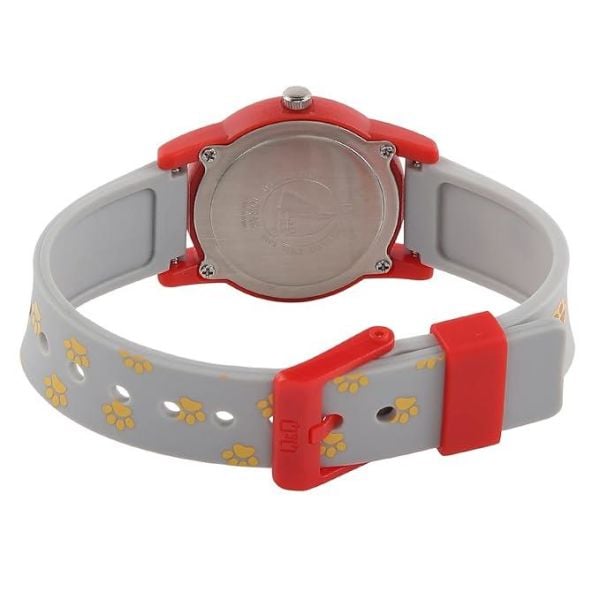Q&Q V22A-005VY Köpek Pati Desenli Çocuk Kol Saati