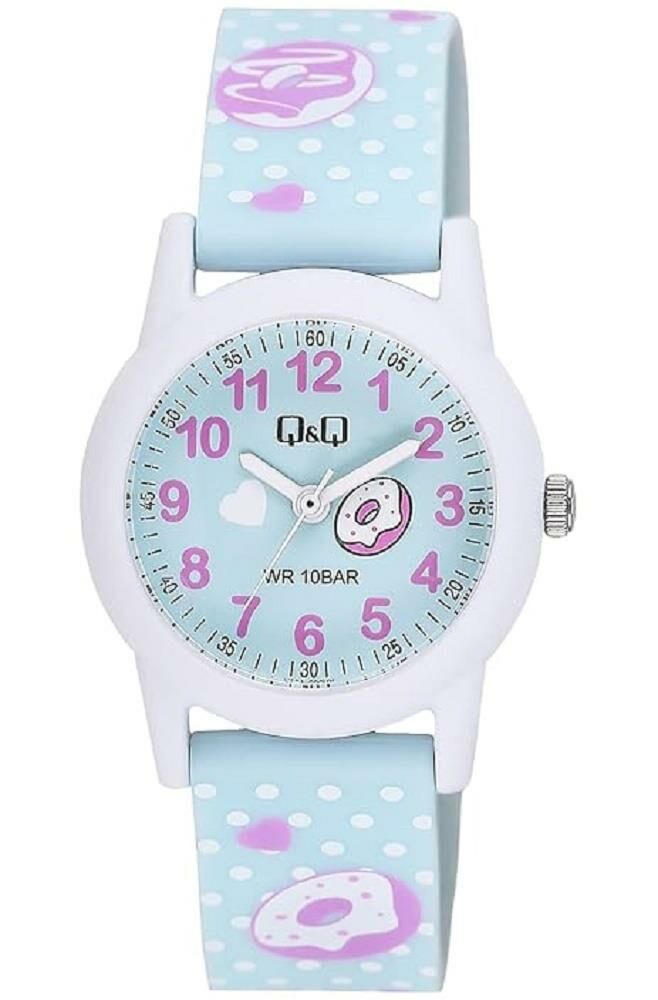 Q&Q V22A-002VY Kek Desenli Çocuk Kol Saati