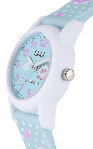 Q&Q V22A-002VY Kek Desenli Çocuk Kol Saati