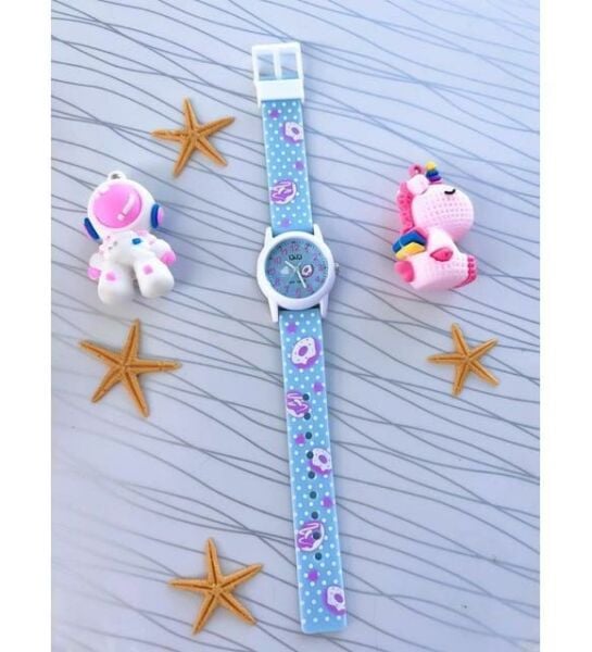 Q&Q V22A-002VY Kek Desenli Çocuk Kol Saati