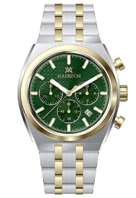 Warren Marrison MR25008-B 5 Atm Safir Cam Erkek Kol Saati