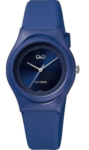 Q&Q VQ86J031Y Mavi Renkli Silikon 10 Atm Su Geçirmez Çocuk Kol Saati