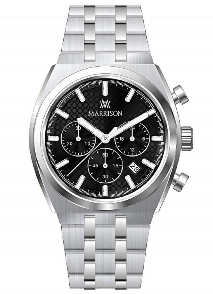Warren Marrison MR25008-C 5 Atm Safir Cam Erkek Kol Saati