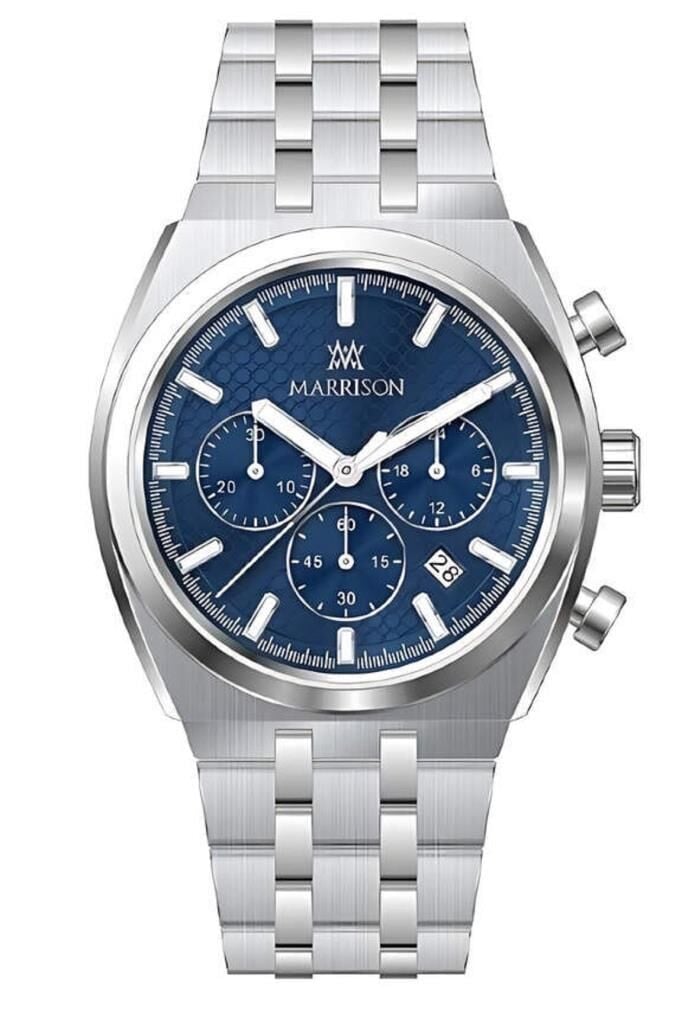 Warren Marrison MR25008-D 5 Atm Safir Cam Erkek Kol Saati