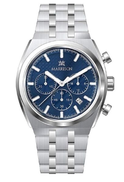 Warren Marrison MR25008-D 5 Atm Safir Cam Erkek Kol Saati