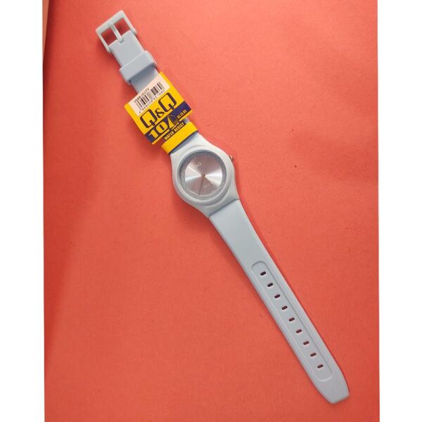 Q&Q VQ86J027Y Mavi Silikon 10 Atm Su Geçirmez Çocuk Kol Saati