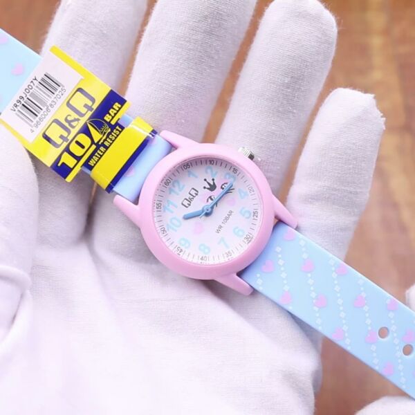 Q&Q VR99J007Y Kedi Desenli Çocuk Kol Saati