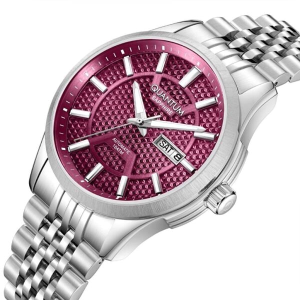 Quantum QMG1238.380 Safir Cam 10 Bar Otomatik Erkek Kol Saati