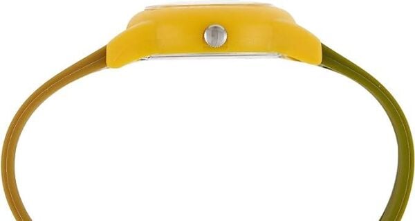 Q&Q VR99J008Y Kablumbağa Desenli Silikon 10 Bar Su Geçirmez Çocuk Kol Saati