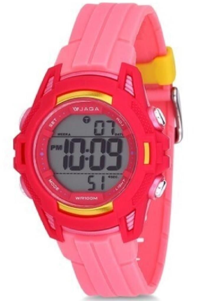Jaga M1205-OGGG 7-12 Yaş Alarm Kronometre Aydınlatmalı Çocuk Kol Saati
