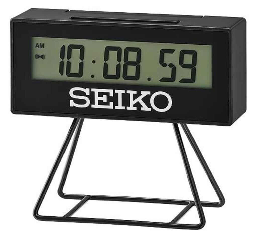 Seiko Sports Timer QHL092K Kronometre ve Geri sayım sayacı fonksiyonlu Masa Saati