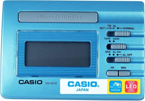Casio DQ-541D-2RDF Ertelemeli Bip Alarm Işıklı Kadran 12/24 Saat Dilimi Özellikli Masa Saati