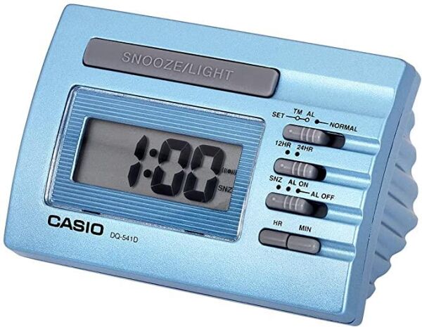 Casio DQ-541D-2RDF Ertelemeli Bip Alarm Işıklı Kadran 12/24 Saat Dilimi Özellikli Masa Saati