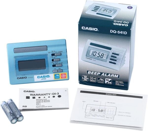Casio DQ-541D-2RDF Ertelemeli Bip Alarm Işıklı Kadran 12/24 Saat Dilimi Özellikli Masa Saati
