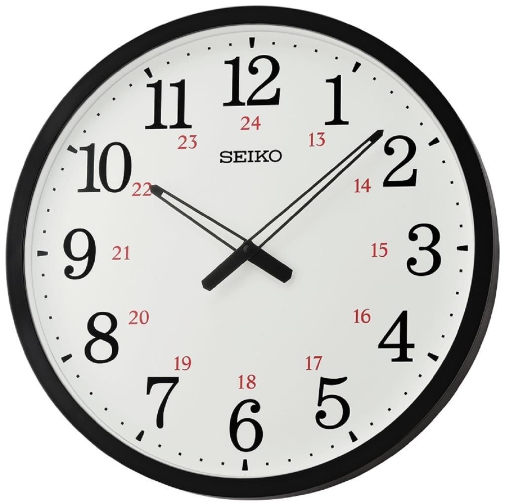 Seiko Clocks QXA819K 24 Saat Dilimli Ofis Salon Oda Dekoratif Duvar Saati