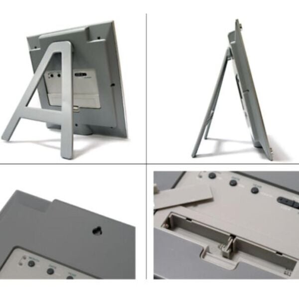 Casio ID-11S-2DF Plastik Kasa Kahverengi Renkli 22 x 23.7 cm Çaplı Isı ve Nem Ölçerli Takvimli Dijital Masa ve Duvar Saati