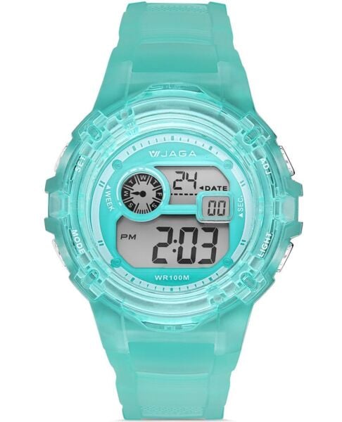 Jaga M872A-0FFF-2 7-12 Yaş Alarm Kronometre Aydınlatmalı Dijital Çocuk Kol Saati