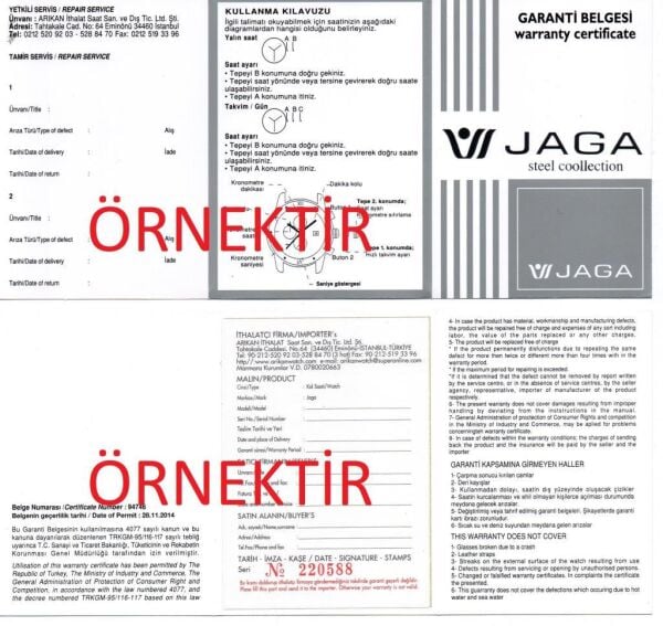 Jaga M1105-0EKE-3 Alarm Kronometre Aydınlatmalı Dijital Genç Kol Saati