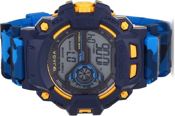 Jaga M1105-0EKE-3 Alarm Kronometre Aydınlatmalı Dijital Genç Kol Saati