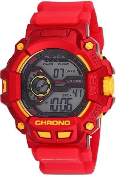Jaga M1105-OGKG-3 Alarm Kronometre Aydınlatmalı Dijital Genç Kol Saati