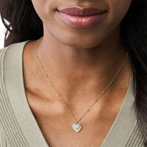 Fossil JF03947-998 Kalpli Kadın Kolye