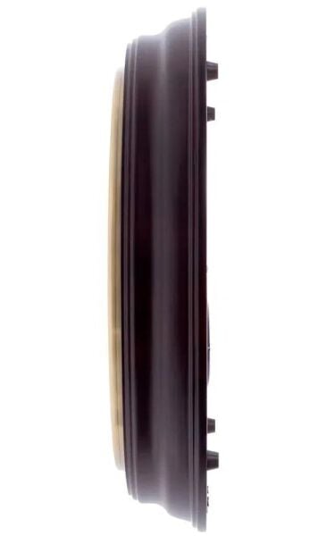 Seiko QXH202Z Ahşap Kızılağaç Kasa Kahverengi Renkli 31.4 cm Çaplı Westminster Çanlı Şık Dekoratif Sessiz Saniye Mekanizmalı Duvar Saati