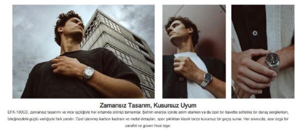 Casio Edıfıce EFK-100D-3ADR Otomatik Erkek Kol Saati