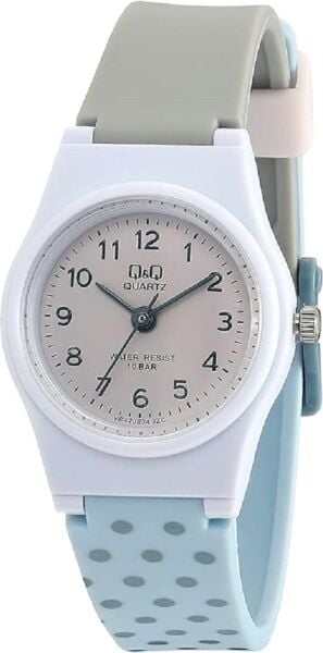 Q&Q VP47J034Y Puanlı Silikon 10 Atm Su Geçirmez Çocuk Kol Saati