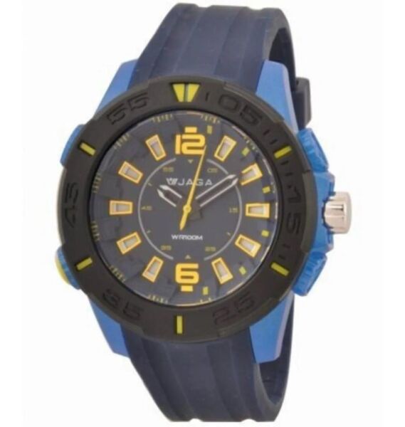 Jaga JL AQ1128-OEEA-2-D7B 01 Lacivert Renkli Silikon 10 Atm Erkek Genç Kol Saati