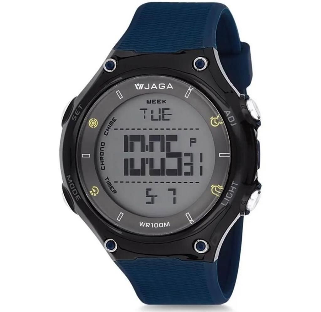 Jaga JL M1182-4EEA-2 640051 Alarm Kronometre Aydınlatmalı Dijital Genç Kol Saati