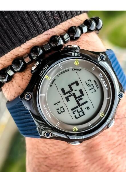 Jaga JL M1182-4EEA-2 640051 Alarm Kronometre Aydınlatmalı Dijital Genç Kol Saati