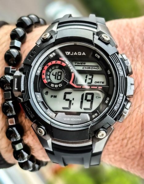 Jaga JL M1198-OACA-2 640051 Dijital Erkek Genç Kol Saati