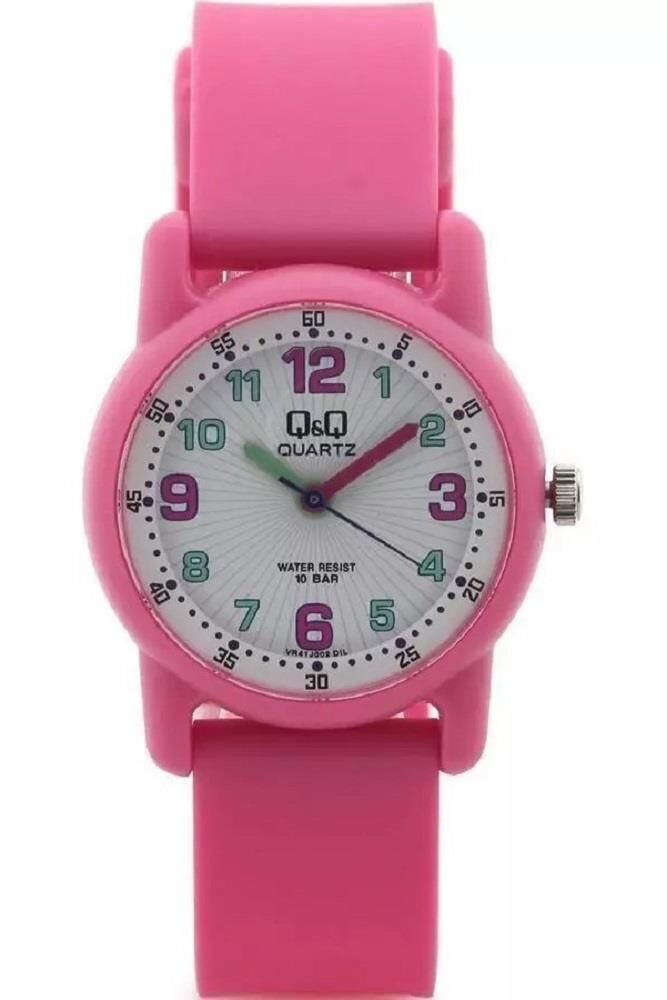 Q&Q VR41J002Y Galaksi Desenli Silikon 10 Atm Su Geçirmez Çocuk Kol Saati