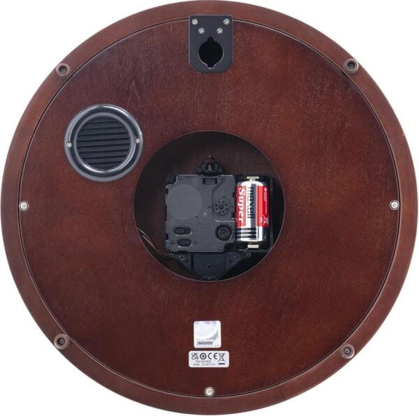 Seiko Clocks QXH202B Ahsap Kasa Kızılağaç Duvar Saati