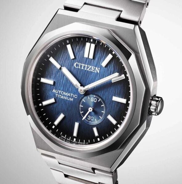 Citizen Zenshin 60 Super Titanium Small Seconds - Navy Blue NK5020-58M Otomatik Erkek Kol Saati