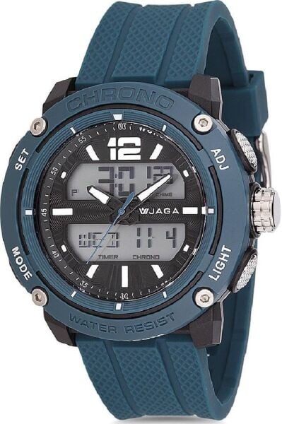 Jaga JL AD1220-4EAE 640081 Alarm Kronometre Aydınlatmalı Genç Çift Kol Saati
