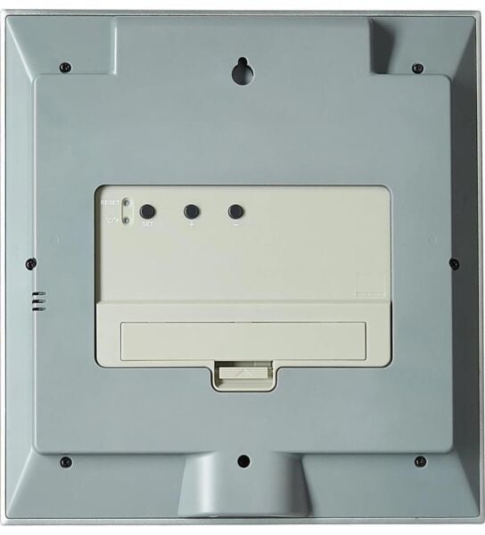 Casio ID-11S-1D Plastik Kasa Kahverengi Renkli 22 x 23.7 cm Çaplı Isı ve Nem Ölçerli Takvimli Dijital Masa ve Duvar Saati