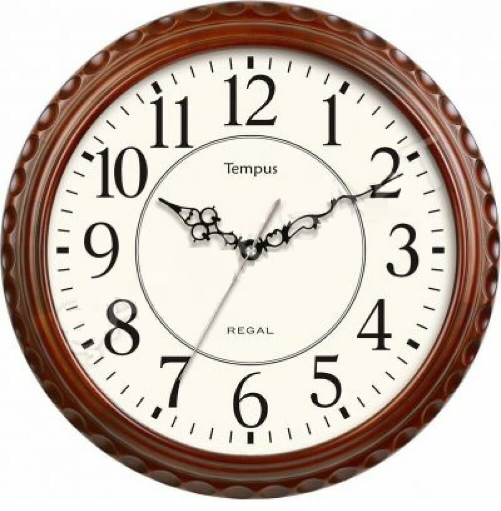 Regal Tempus 1899 AWZ MDF-Lam ve Masif Ahşap Kasa Duvar Saati