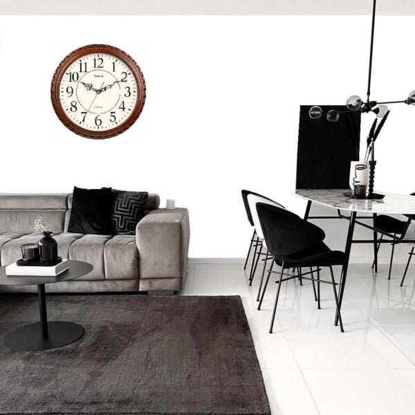 Regal Tempus 1899 AWZ MDF-Lam ve Masif Ahşap Kasa Duvar Saati