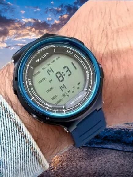 Jaga M1178-OEAE Dijital Alarm Kronometre Aydınlatmalı Dijital Genç Kol Saati
