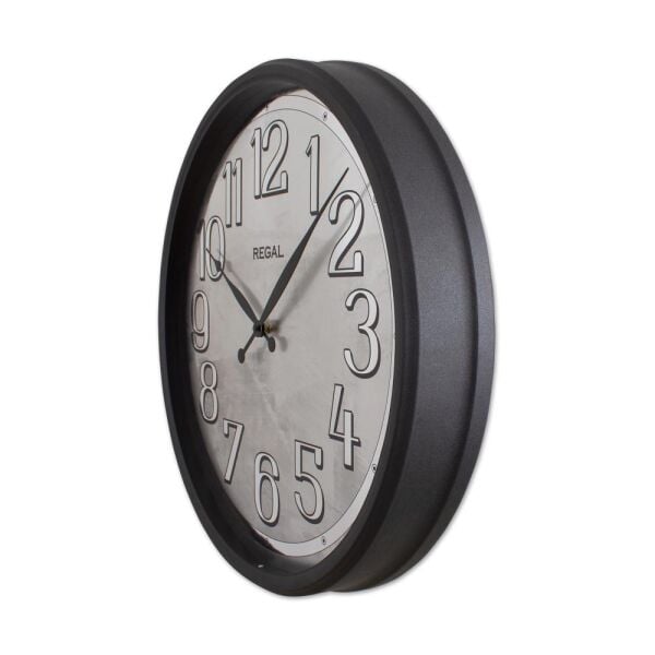 Regal 4510 BS Eskitme Ofis Salon Metal Duvar Saati