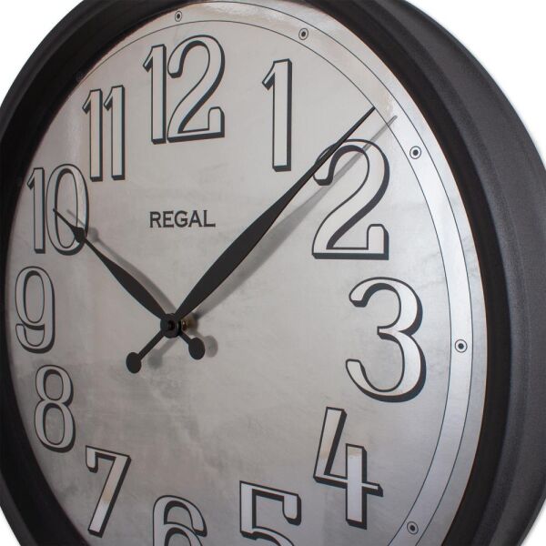 Regal 4510 BS Eskitme Ofis Salon Metal Duvar Saati