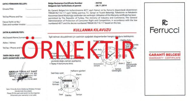 Ferrucci FC.13353TH.04 Erkek Kol Saati