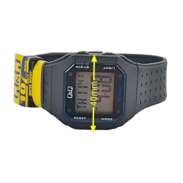 Q&Q M1158J003Y Alarmlı Tarihli Kronometreli Işıklı Genç Kol Saati